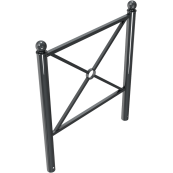 City fence element | with ball head | length: 1000 mm